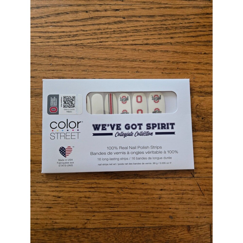 Color Street Ohio State Collegiate Collection Nail Strips Retired New